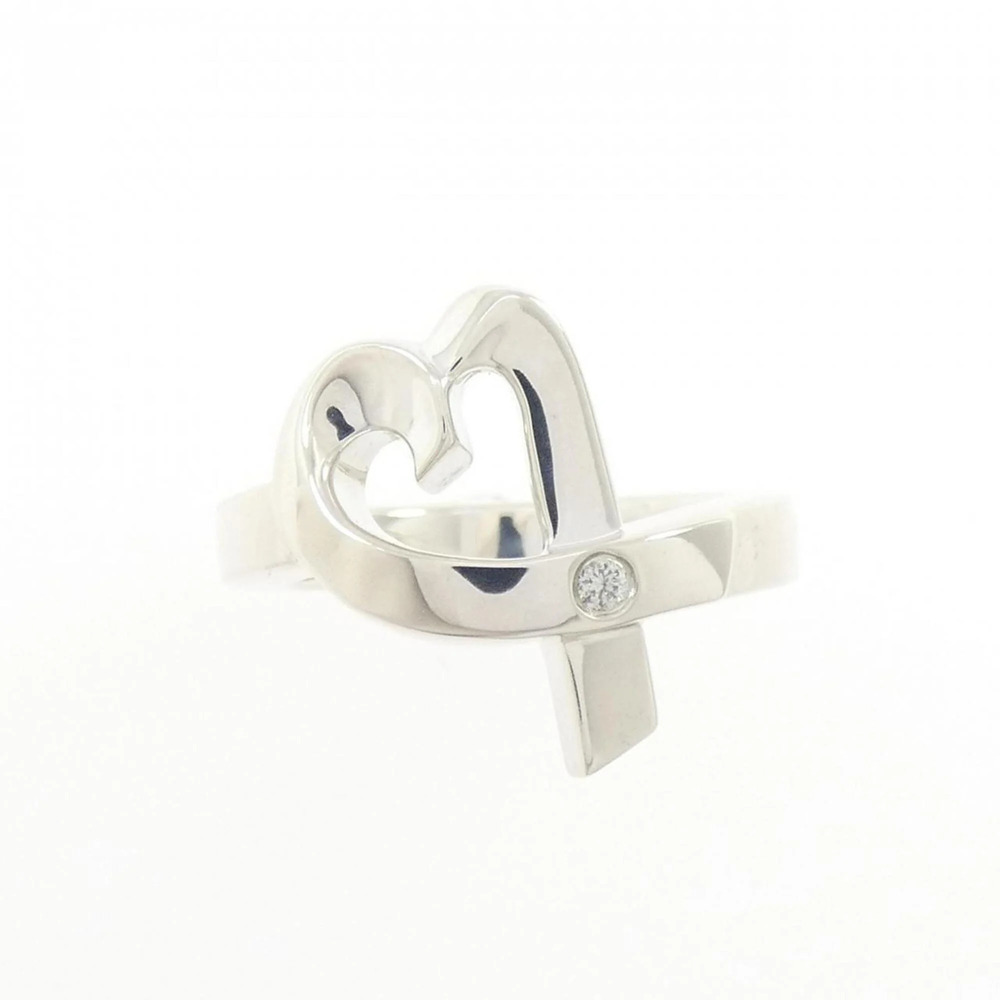 TIFFANY Authentic Silver Heart Ring - Picture 2 of 5